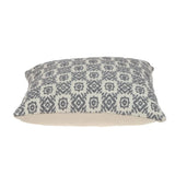 16" Gray Cotton Throw Pillow - Homeroots