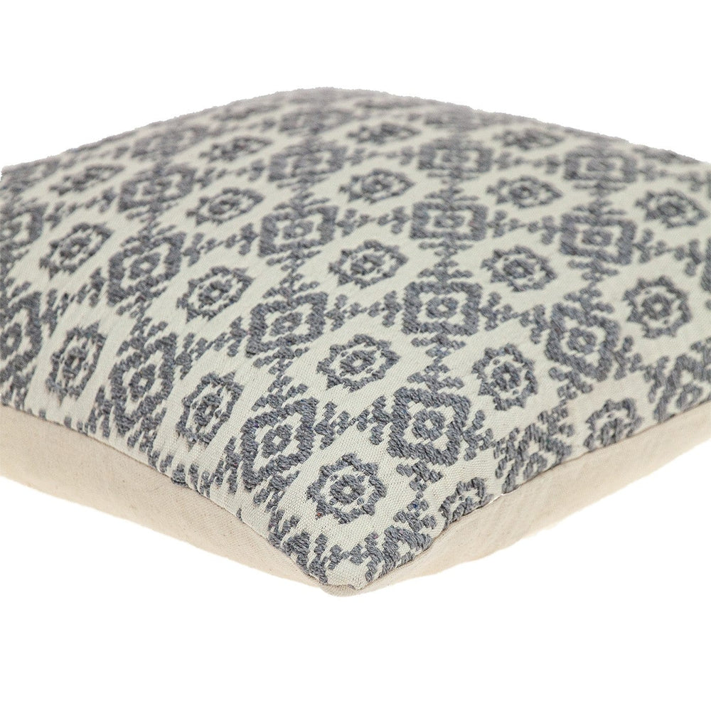 16" Gray Cotton Throw Pillow - Homeroots - Flyclothing LLC