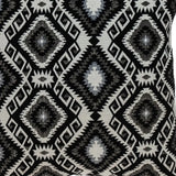 Jet Black And White Geo Throw Pillow - Homeroots - Flyclothing LLC