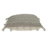 Neutral Sand Woven Throw Pillow - Homeroots