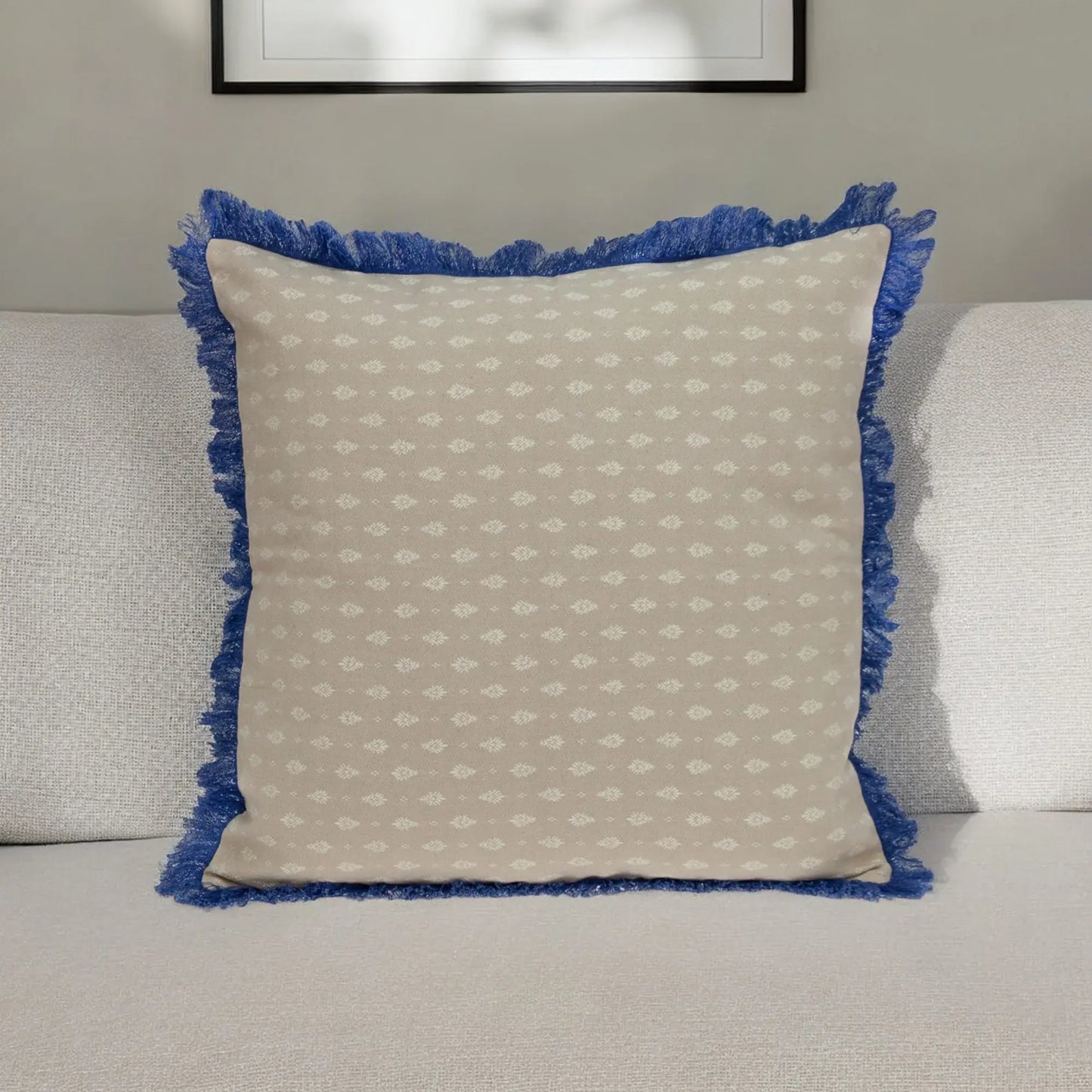 Oyster Beige Throw Pillow - Homeroots - Flyclothing LLC