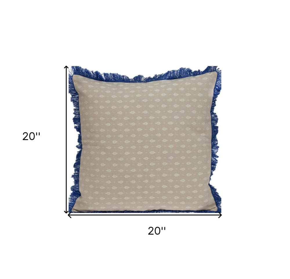 Oyster Beige Throw Pillow - Homeroots - Flyclothing LLC