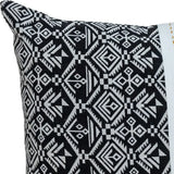 Black And White Modern Throw Pillow - Homeroots - Flyclothing LLC
