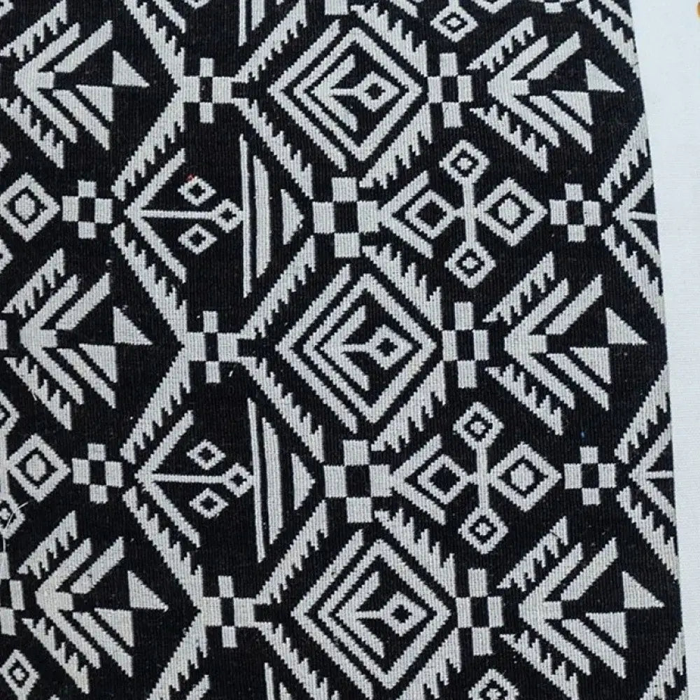 Black And White Modern Throw Pillow - Homeroots - Flyclothing LLC