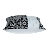 Black And White Modern Throw Pillow - Homeroots - Flyclothing LLC