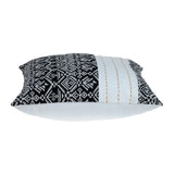 Black And White Modern Throw Pillow - Homeroots