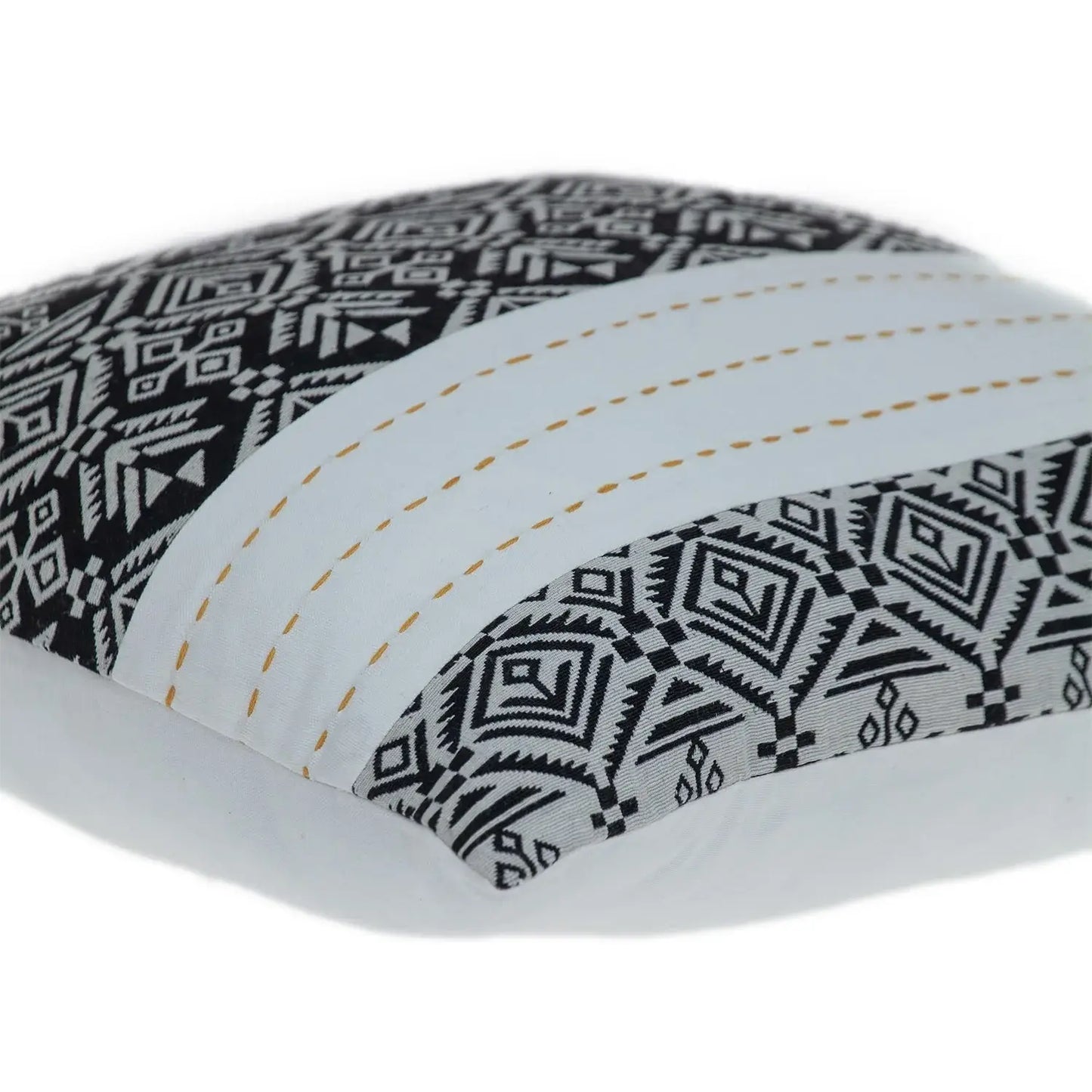 Black And White Modern Throw Pillow - Homeroots - Flyclothing LLC