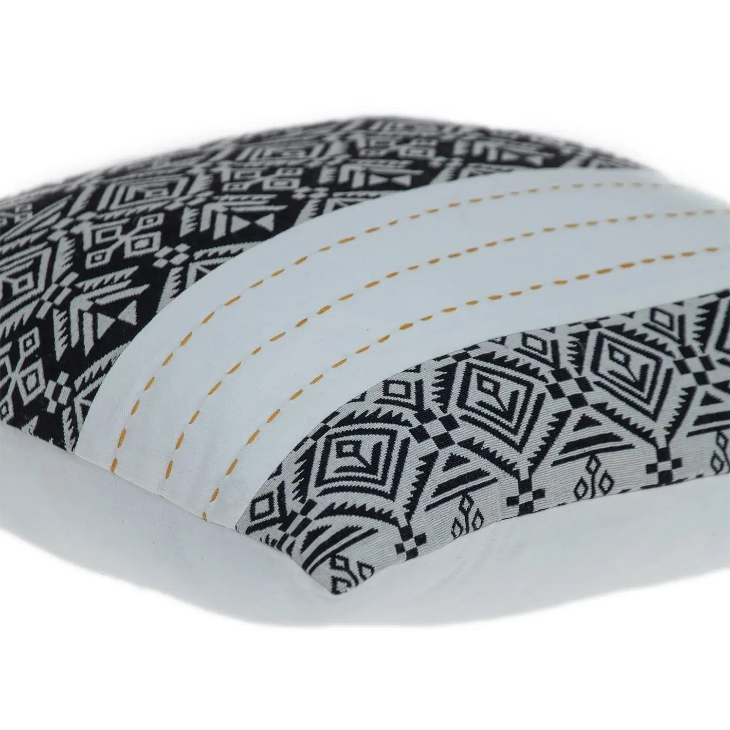 Black And White Modern Throw Pillow - Homeroots - Flyclothing LLC