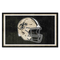 New Orleans Saints 4ft. x 6ft. Plush Area Rug - New Orleans Saints