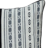 Black And White Abstract Accent Pillow - Homeroots - Flyclothing LLC