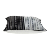 Black And White Abstract Accent Pillow - Homeroots