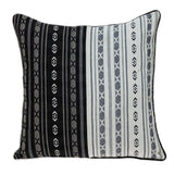 Black And White Abstract Accent Pillow - Homeroots