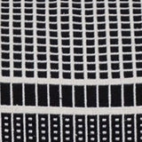 Black And White Abstract Stripes Throw Pillow - Homeroots - Flyclothing LLC