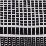 Black And White Abstract Stripes Throw Pillow - Homeroots - Flyclothing LLC