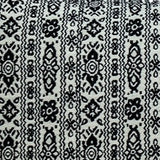Black And White Geometric Fringe Throw Pillow - Homeroots - Flyclothing LLC