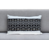 Black And White Patched Throw Pillow - Homeroots