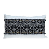 Black And White Patched Throw Pillow - Homeroots