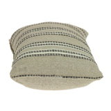 Oatmeal Stripe Weave Lumbar Throw Pillow - Homeroots