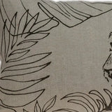 Jaguar Silhoutte Lumbar Throw Pillow - Homeroots - Flyclothing LLC
