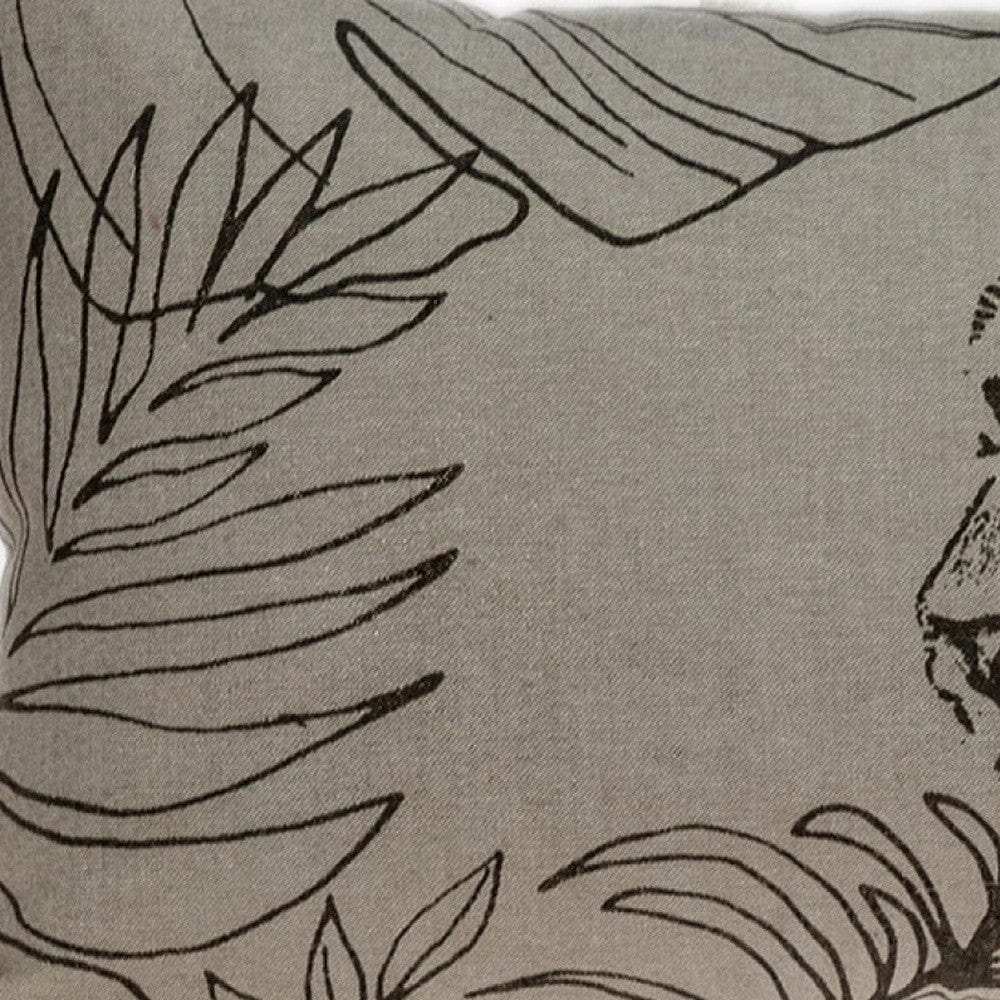 Jaguar Silhoutte Lumbar Throw Pillow - Homeroots - Flyclothing LLC