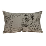 Jaguar Silhoutte Lumbar Throw Pillow - Homeroots