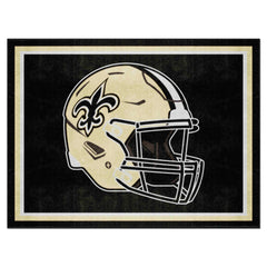 New Orleans Saints 8ft. x 10 ft. Plush Area Rug - New Orleans Saints