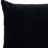 Black Velvet Two Tone Throw Pillow - Homeroots - Flyclothing LLC