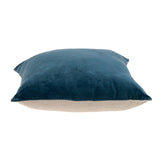Aqua Teal Two Tone Throw Pillow - Homeroots