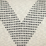 20" X 20" Beige and Black Cotton Throw Pillow With Tassels - Homeroots - Flyclothing LLC