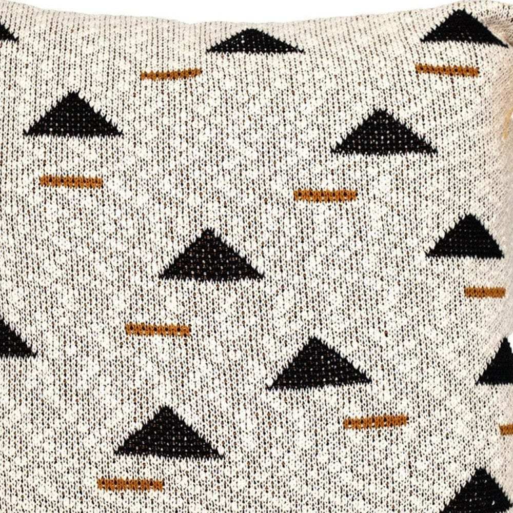 Natural Knitted Throw Pillow - Homeroots - Flyclothing LLC