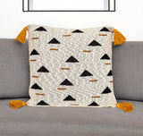 Natural Knitted Throw Pillow - Homeroots