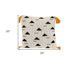 Natural Knitted Throw Pillow - Homeroots - Flyclothing LLC