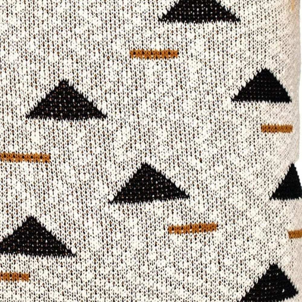 Natural Knitted Throw Pillow - Homeroots - Flyclothing LLC