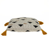Natural Knitted Throw Pillow - Homeroots