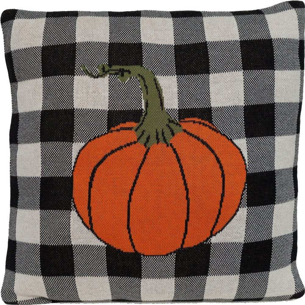 Buffalo Check Pumpkin Throw Pillow - Homeroots - Flyclothing LLC