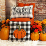 Buffalo Check Pumpkin Throw Pillow - Homeroots - Flyclothing LLC