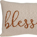 Blessed Carmel Throw Pillow - Homeroots - Flyclothing LLC
