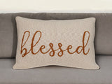 Blessed Carmel Throw Pillow - Homeroots