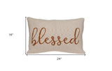Blessed Carmel Throw Pillow - Homeroots - Flyclothing LLC