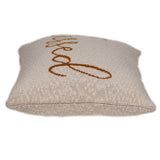 Blessed Carmel Throw Pillow - Homeroots