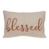 Blessed Carmel Throw Pillow - Homeroots