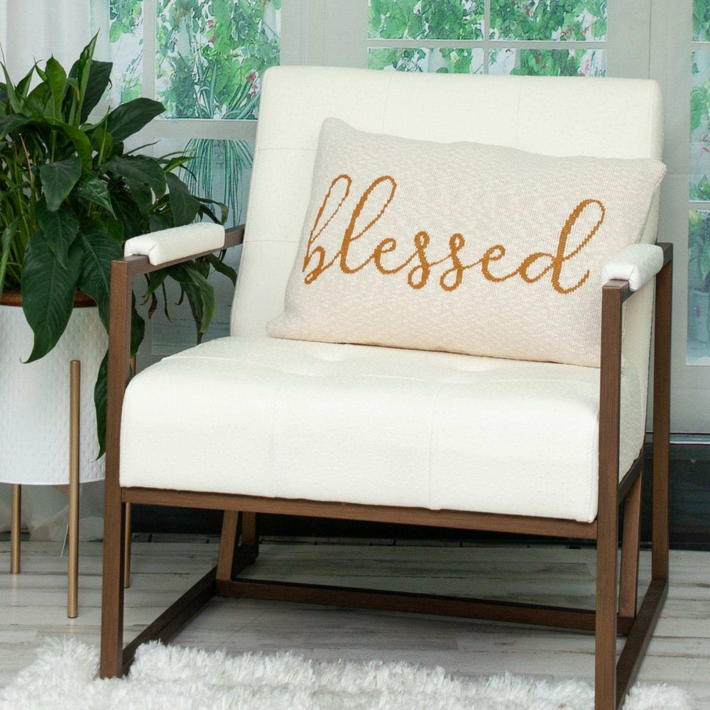 Blessed Carmel Throw Pillow - Homeroots - Flyclothing LLC