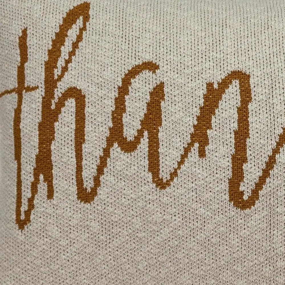 Thankful Decorative Pillow - Homeroots - Flyclothing LLC