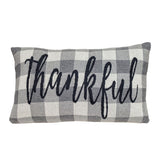 Thankful Buffalo Plaid Lumbar Throw Pillow - Homeroots