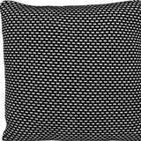 Super Black And White Check Throw Pillow - Homeroots