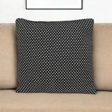Super Black And White Check Throw Pillow - Homeroots - Flyclothing LLC