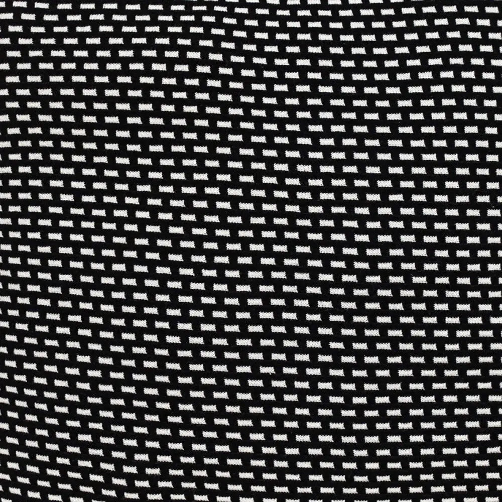 Super Black And White Check Throw Pillow - Homeroots - Flyclothing LLC
