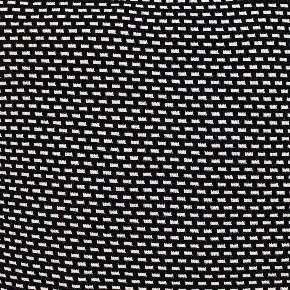 Super Black And White Check Throw Pillow - Homeroots - Flyclothing LLC