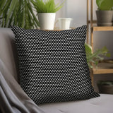 Super Black And White Check Throw Pillow - Homeroots - Flyclothing LLC