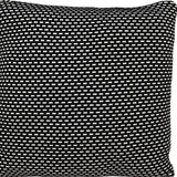 Super Black And White Check Throw Pillow - Homeroots - Flyclothing LLC